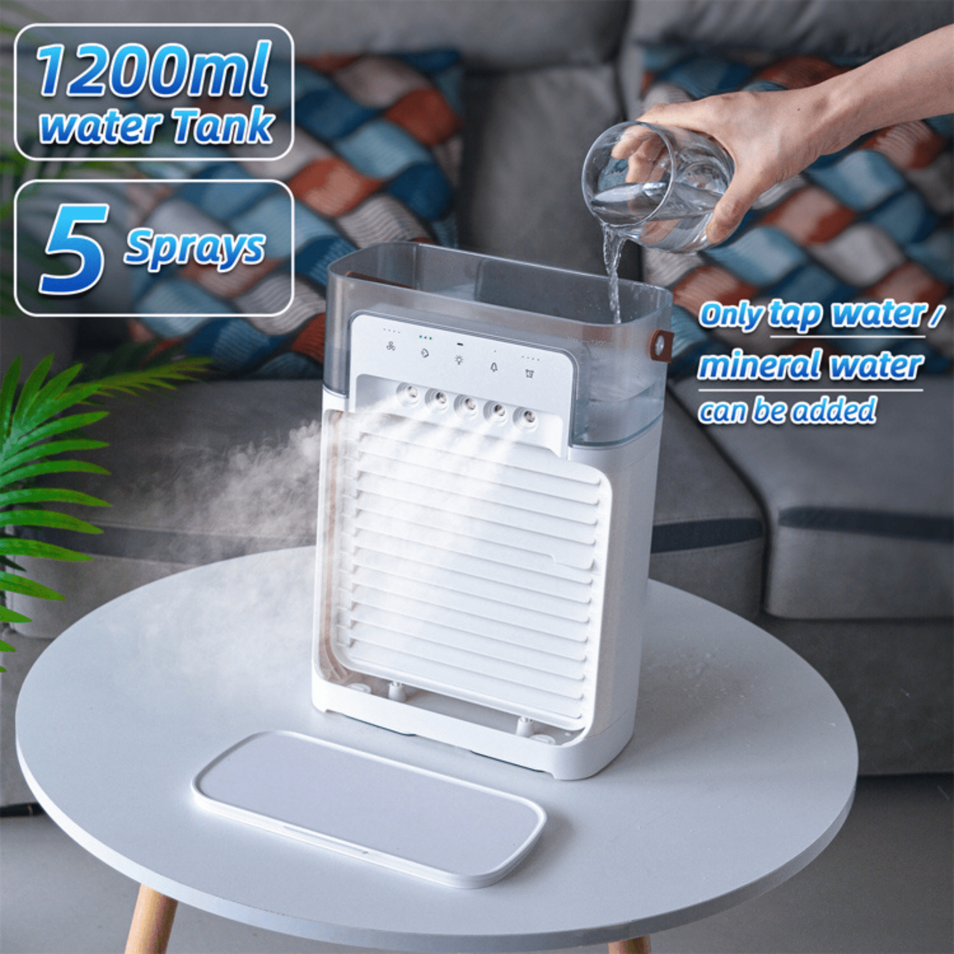 ❄️ 4 - in - 1 Portable Air Conditioner Fan – Stay Cool, Anywhere, Anytime - Dream store 1111